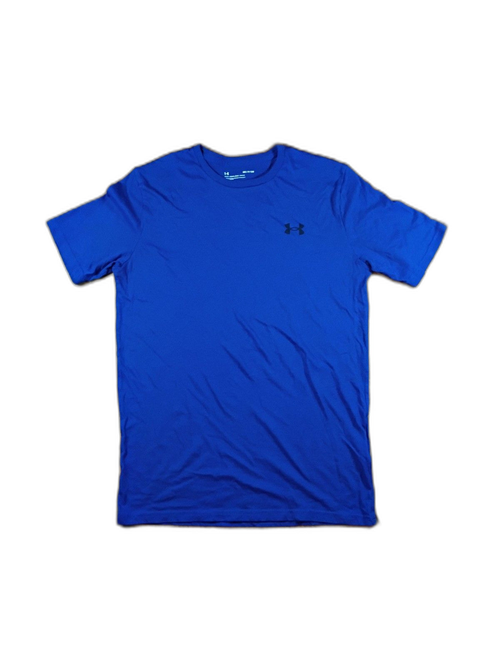Under Armour Loose Fit Shirt Mens S Blue Short Sleeve